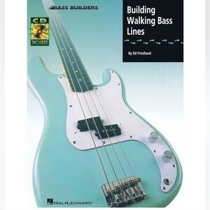 Building Walking Bass Lines Jazz Blues Bass Instruction Book Bass builders CD